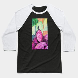 Purple Cactus Baseball T-Shirt